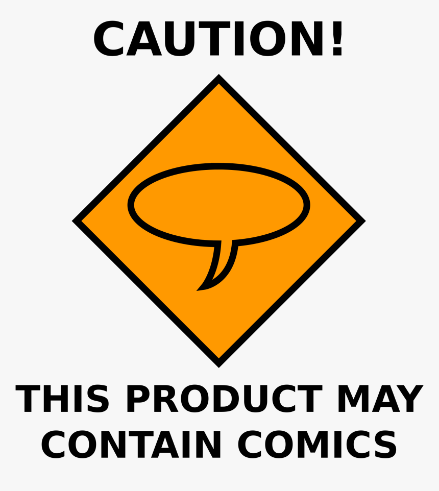Caution Comics Clip Arts - Clip Art, HD Png Download