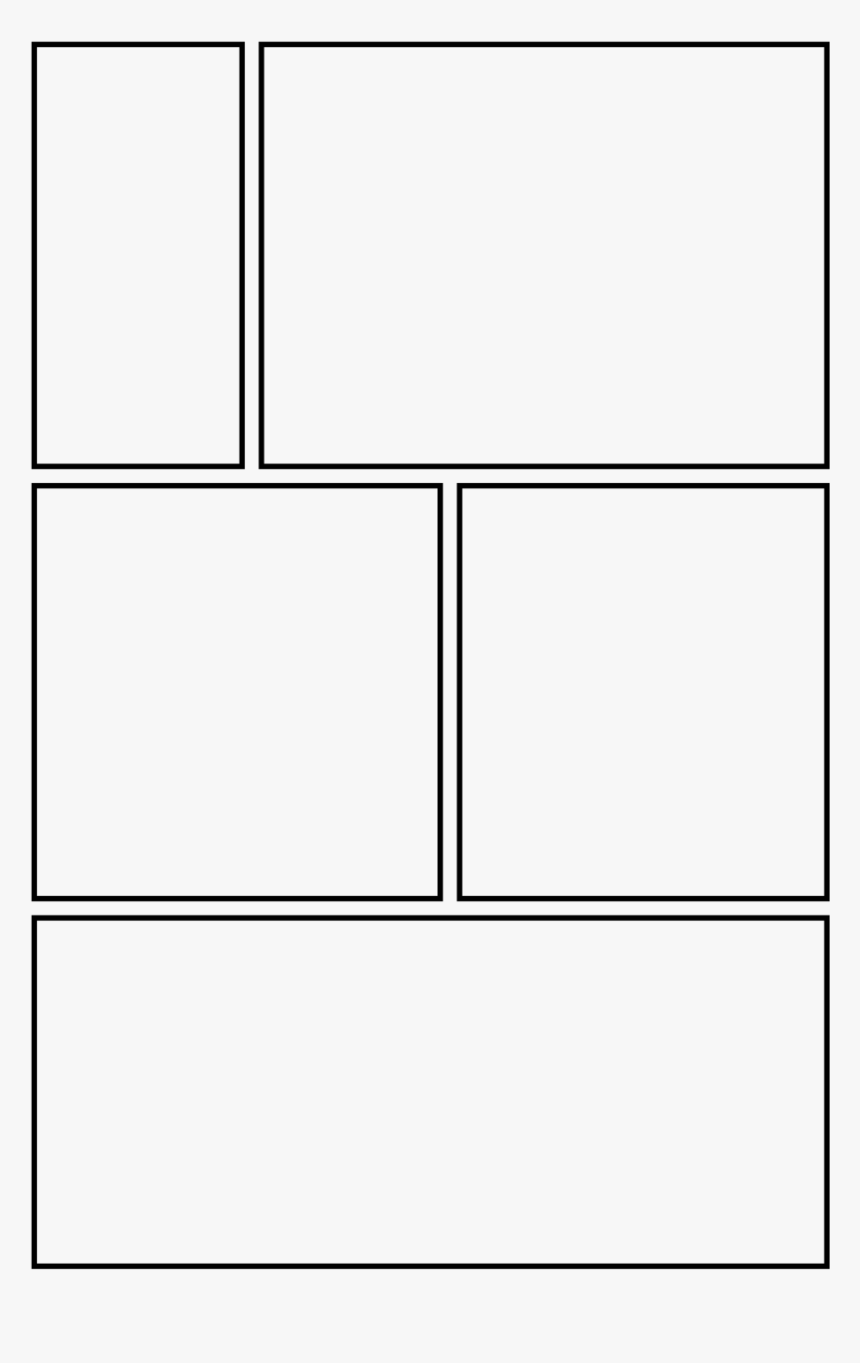 Comic Book Template - Colorfulness, HD Png Download