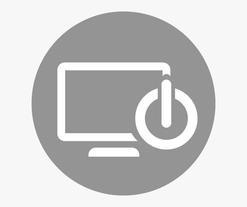 Turn Off The Monitor - Circle, HD Png Download