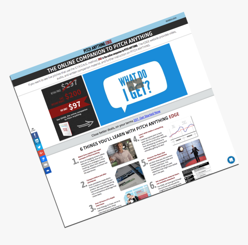 Pitch Anything Edge , Png Download - Online Advertising, Transparent Png