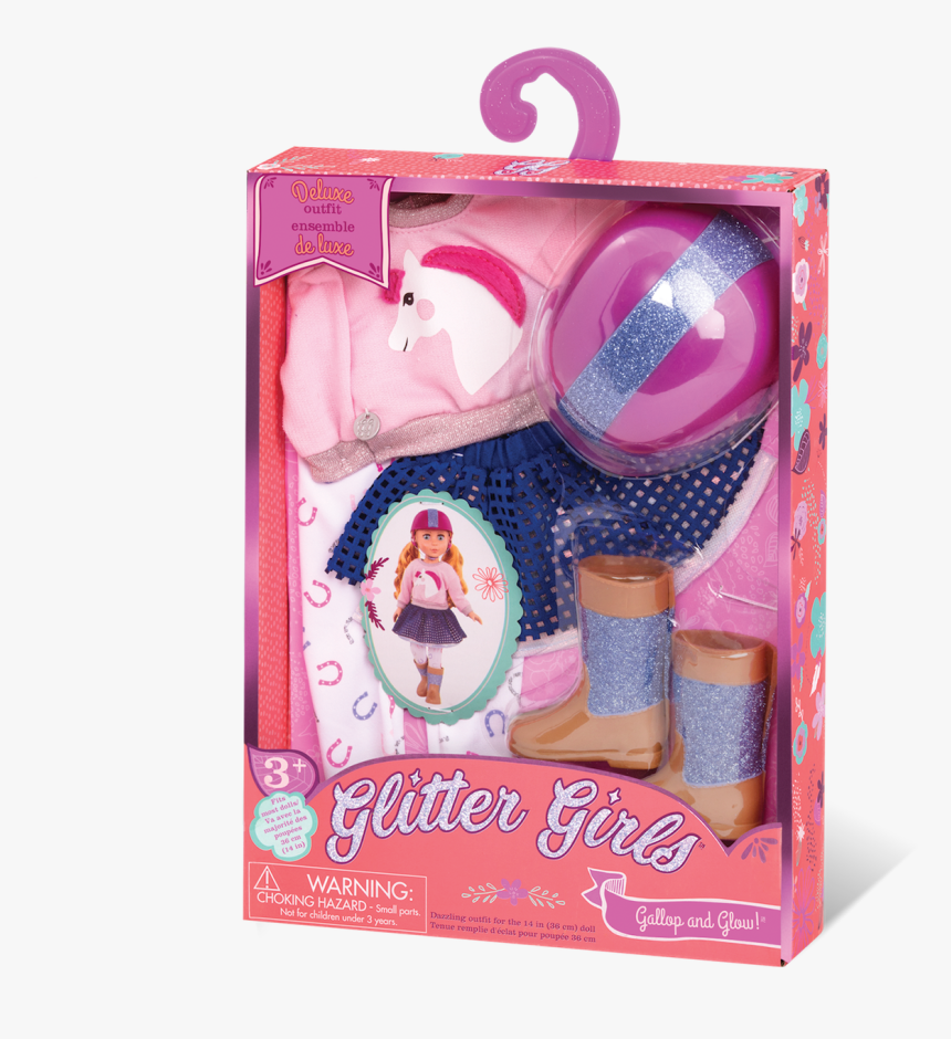Wellie Wishers Glitter Girls Doll By Battat, HD Png Download