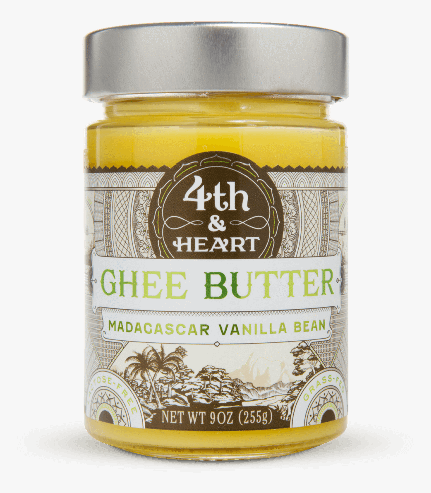 4th & Heart- Vanilla Bean Ghee Butter - 4th And Heart Ghee Butter, HD Png Download