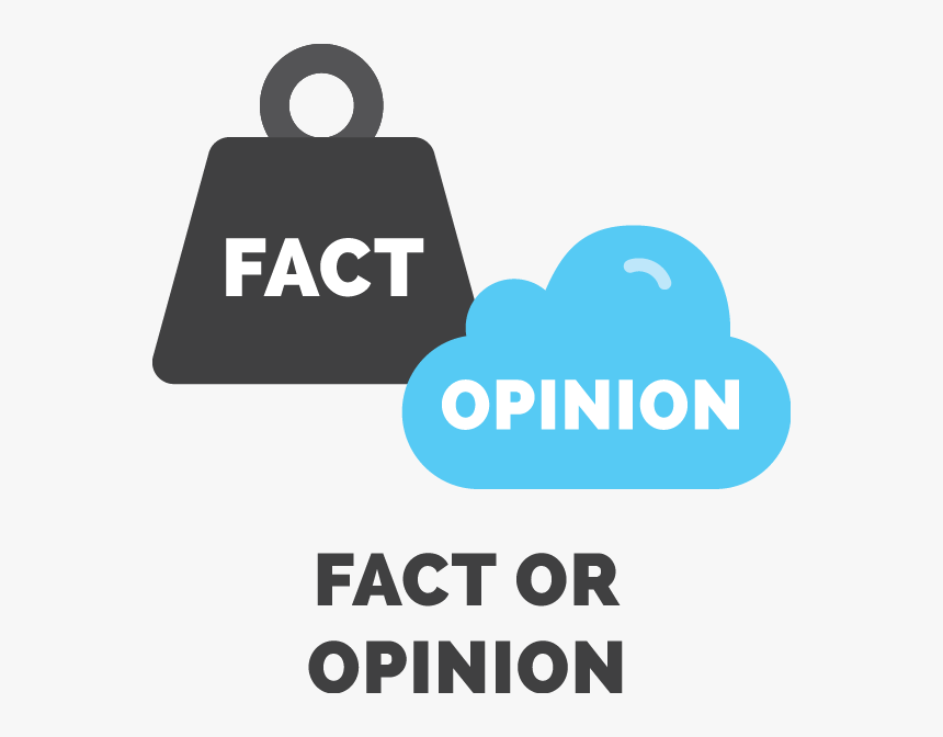 Fact And Opinion Symbol, HD Png Download