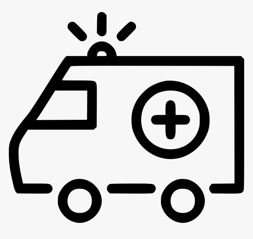 Ambulance Van Siren Medical Hospital Healthcare - Ambulance, HD Png Download