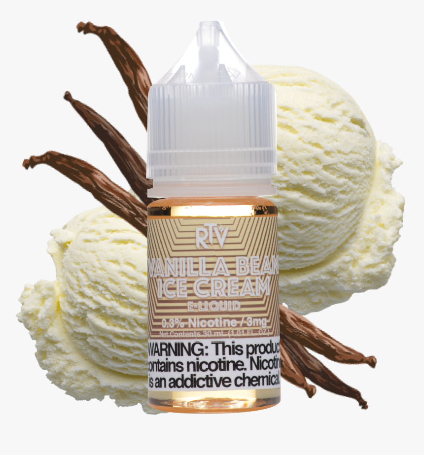 E-liquid Vanilla Bean Ice Cream - Vanilla, HD Png Download