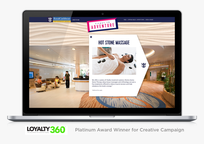 Royal Caribbean Neighborhood Spa - Online Advertising, HD Png Download