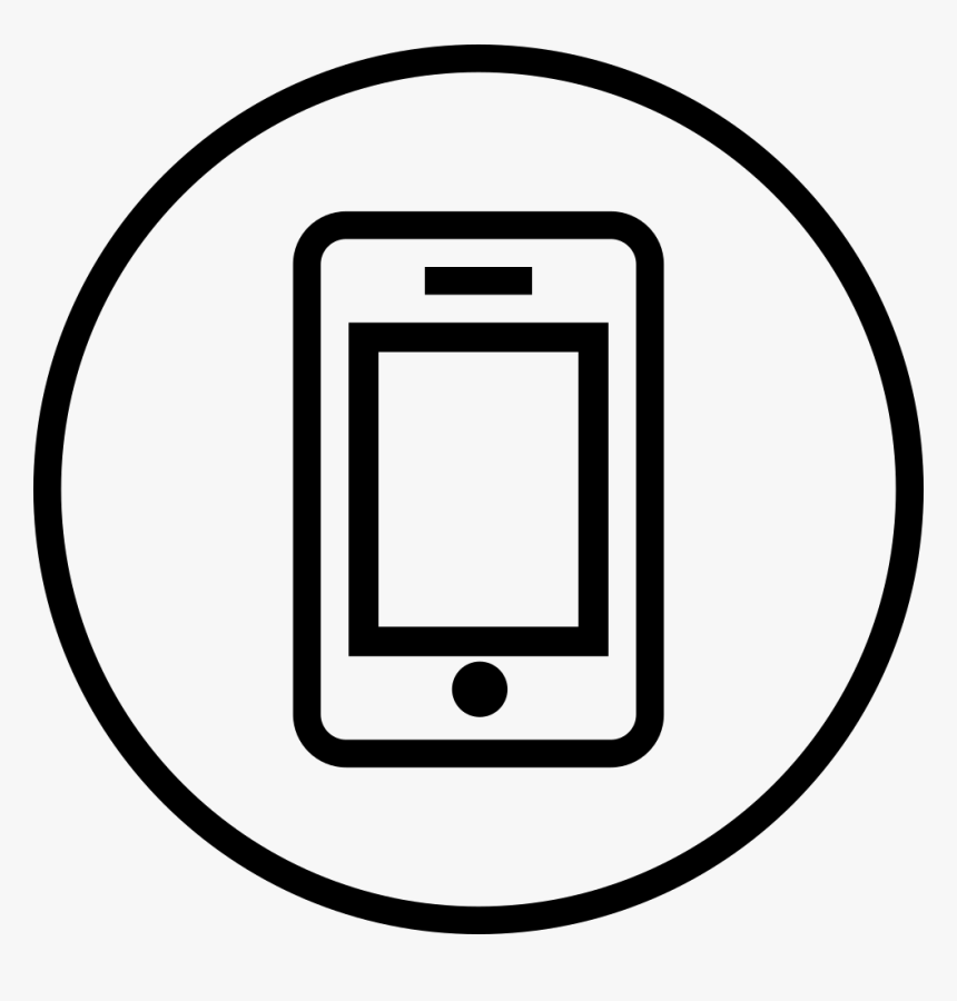 Ic Iphone Outline - User Smartphone Icon, HD Png Download