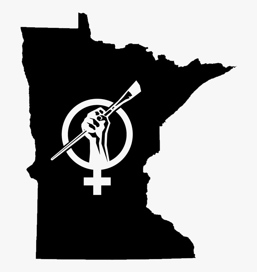 Minnesota Art And Feminism Logo Transparency - Minnesota Electoral Map 2016, HD Png Download