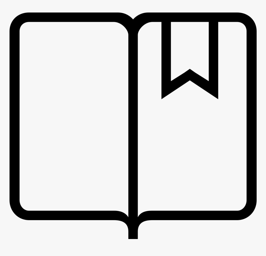 Ios Bookmarks Outline - Ion Ios Bookmarks Outline, HD Png Download
