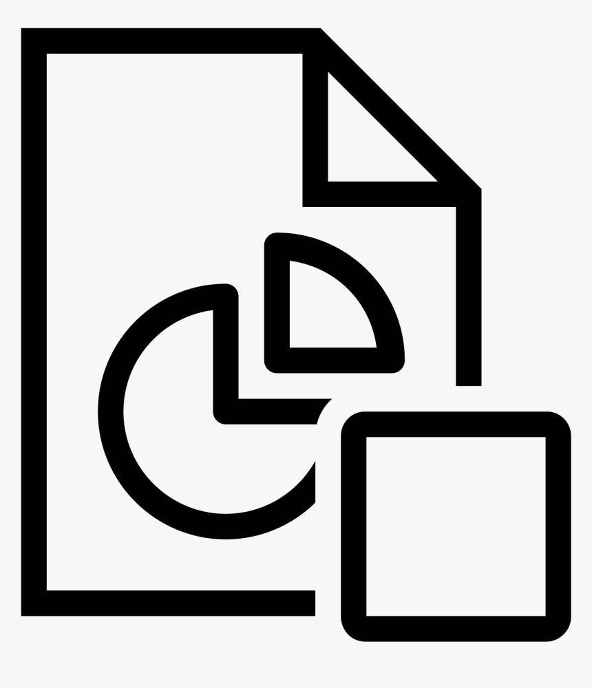 Stop Pie Chart Report Icon - Data File Icon, HD Png Download