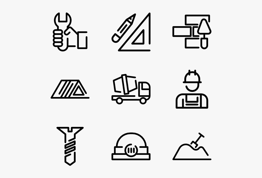 Construction Line Icon, HD Png Download