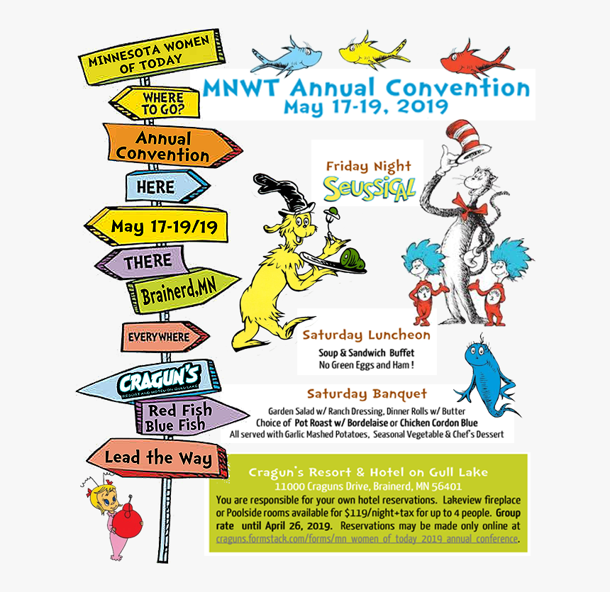 2019 Mnwt Annual Convention - Dr Seuss, HD Png Download