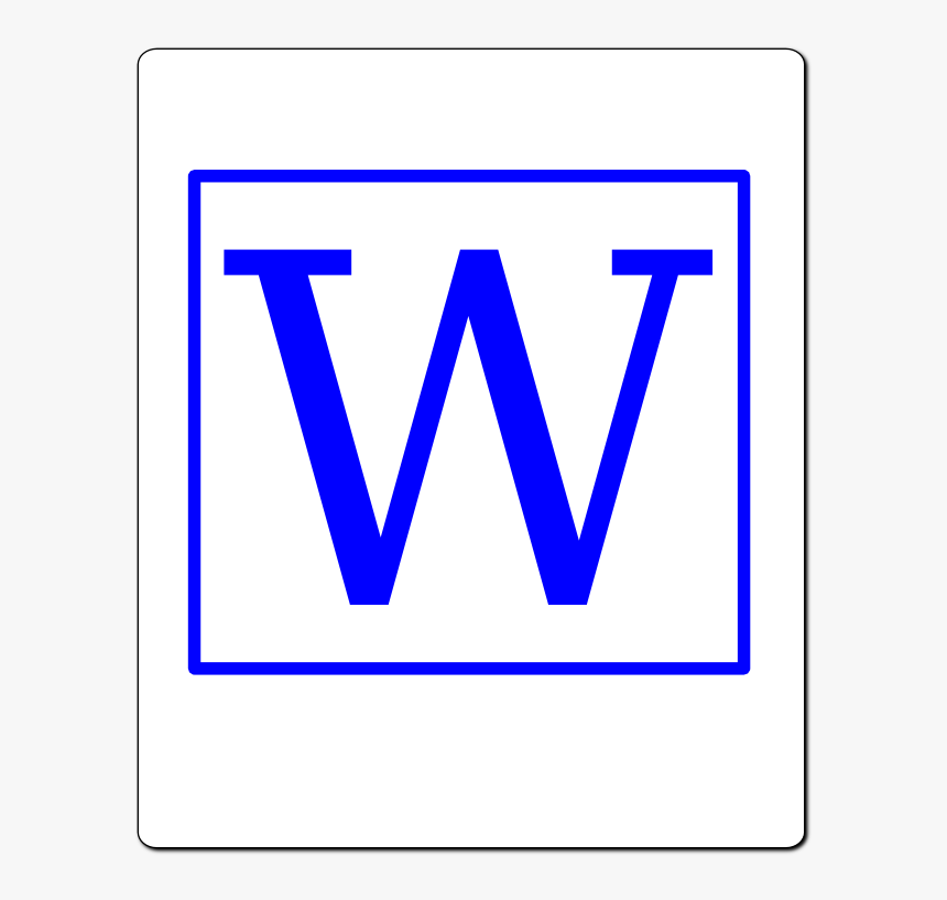Winword 2000s Doc Free Icon - Sign, HD Png Download