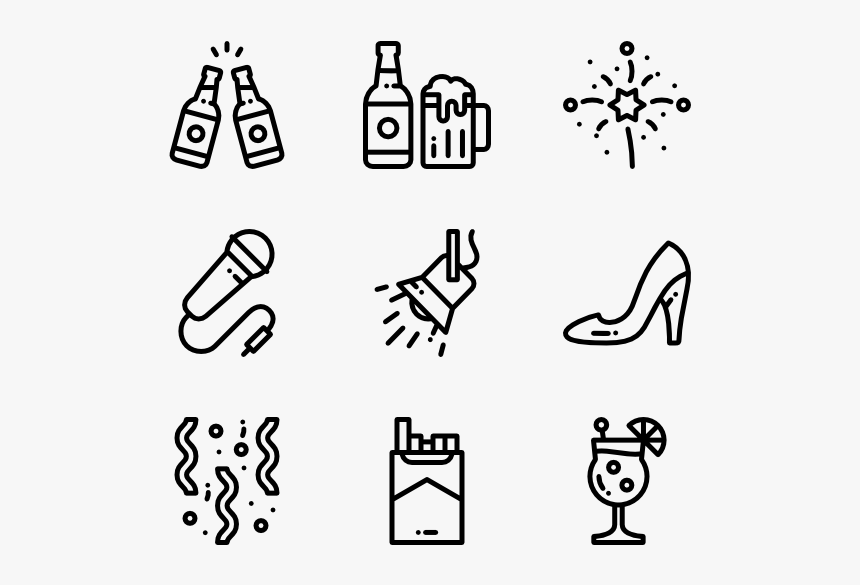 Party Icon Free, HD Png Download