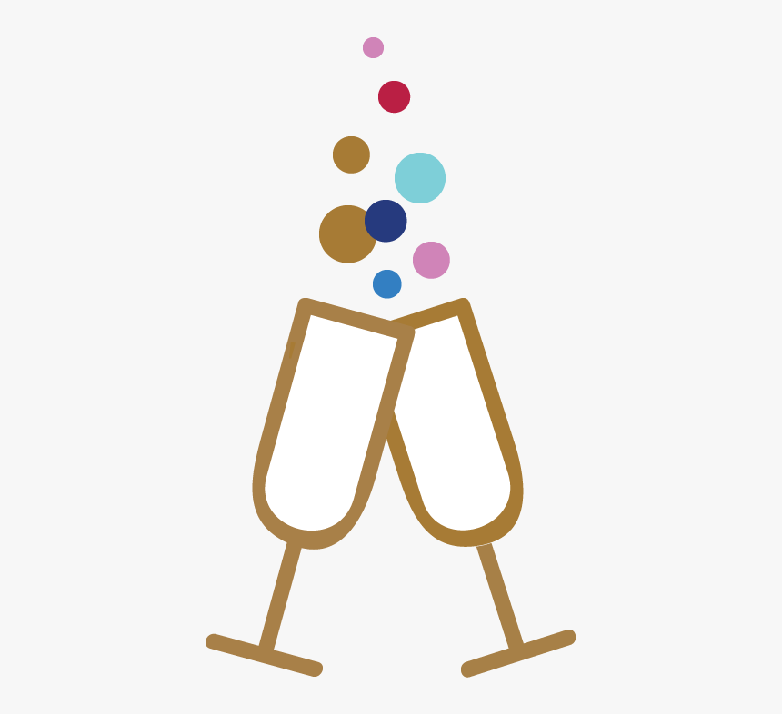 Civ-icon - Champagne Glasses Icon, HD Png Download