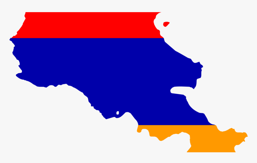 Soviet Armenia Flag And Map, HD Png Download