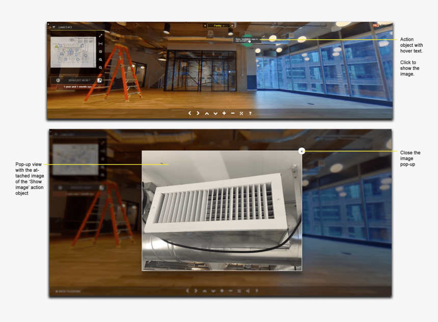 2d Images With Action Objects Attached - Floor, HD Png Download