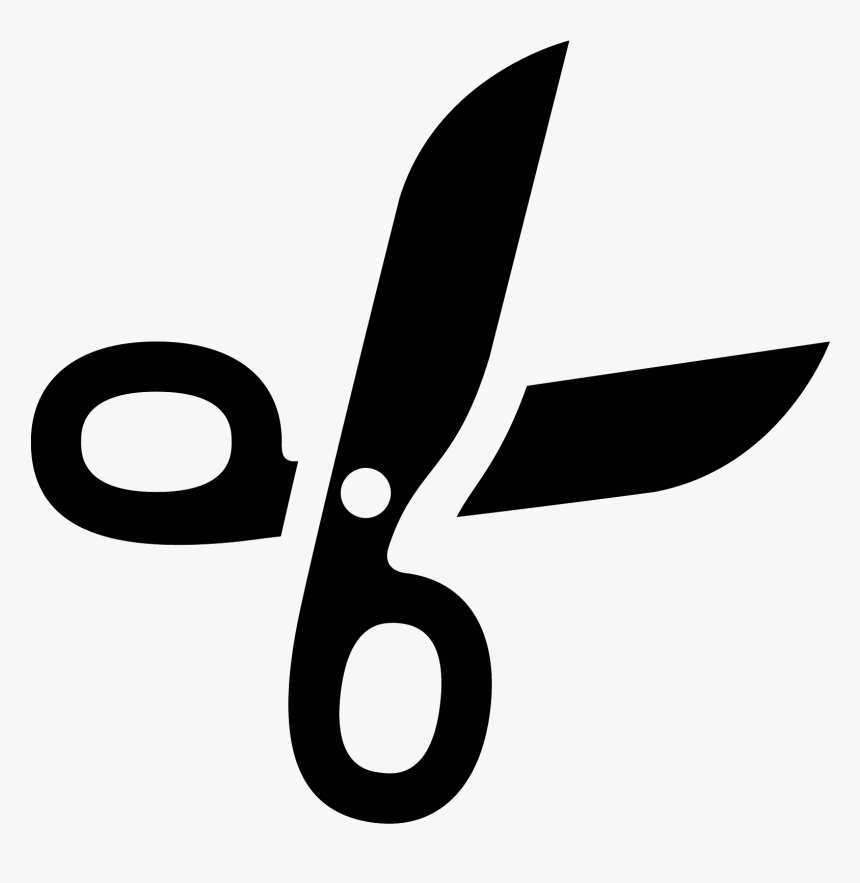Clip Art Black And White Cut Clipart Scissors Icon - Paper And Scissors Icon, HD Png Download
