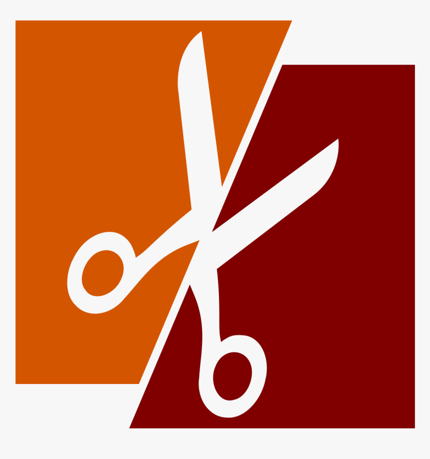 Split Scissors Clip Arts - Papers And Scissors Vector, HD Png Download