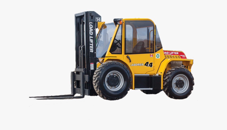 Load Lifter Compact Rough Terrain Forklift - Rough Terrain Forklift, HD Png Download