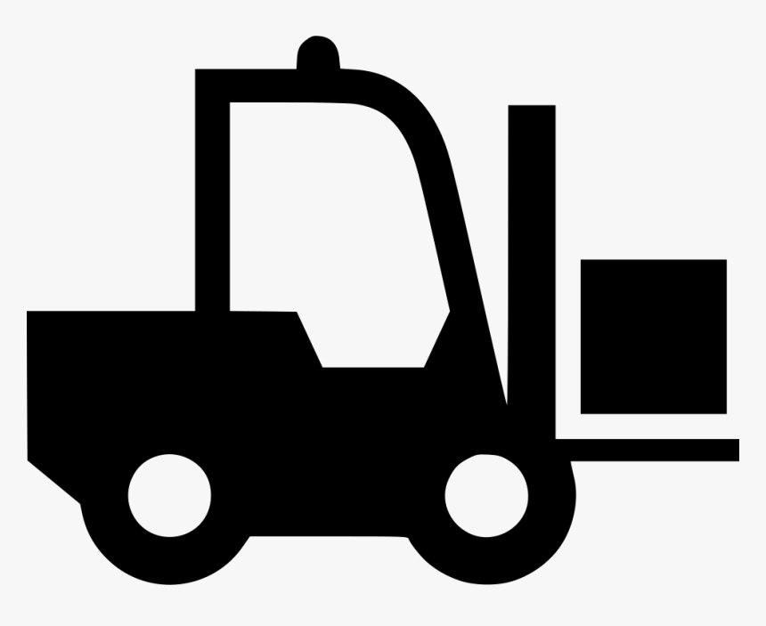 Forklift - Black Icon Warehouse, HD Png Download