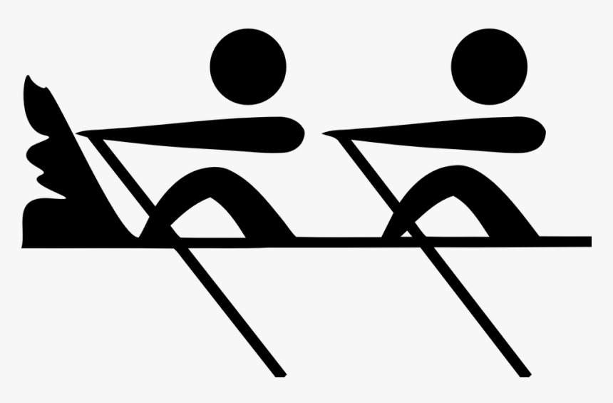 Rowing Row Group Sport Team Exercise Healthy - Dragon Boat Icon Png, Transparent Png