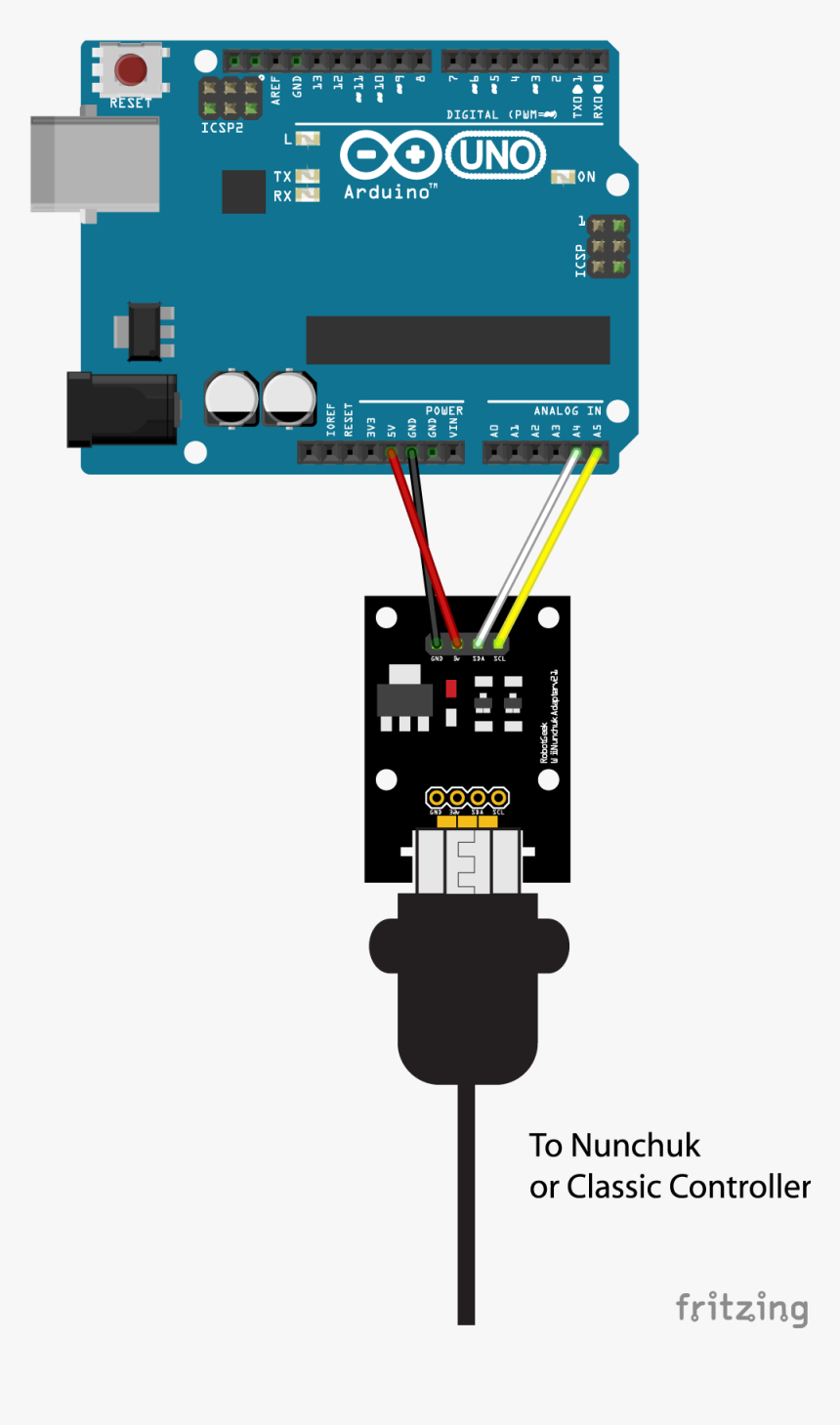 B 500 500 16777215 00 Images Tutorials Wii Unoadaptor - Connect Soil Moisture Sensor To Arduino, HD Png Download