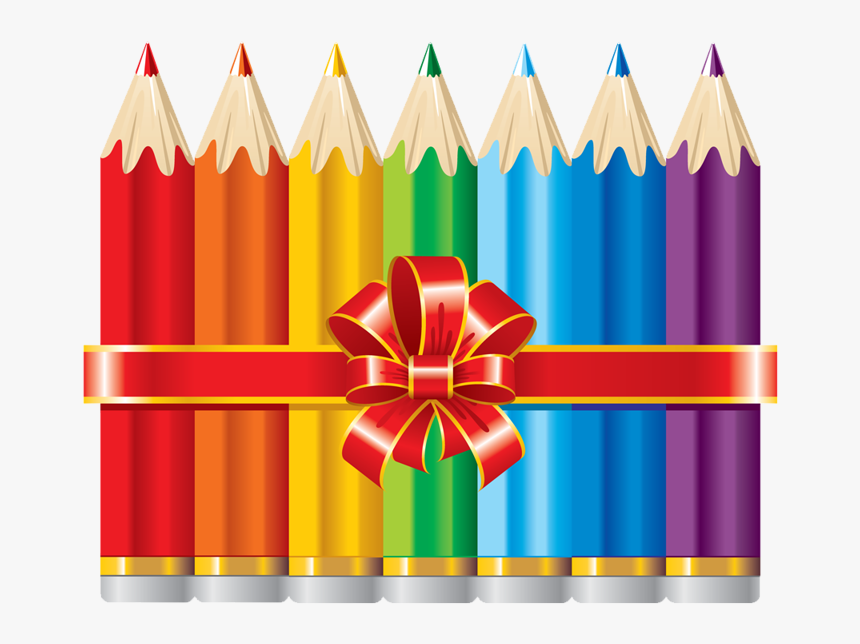 Cartoon Colour Pencil Png - Congratulations For First Day At School, Transparent Png