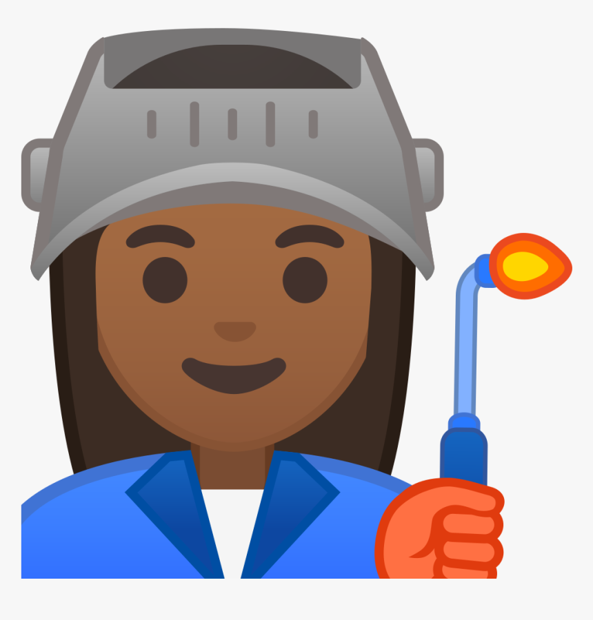 Woman Factory Worker Medium Dark Skin Tone Icon - Factory Worker Emoji, HD Png Download