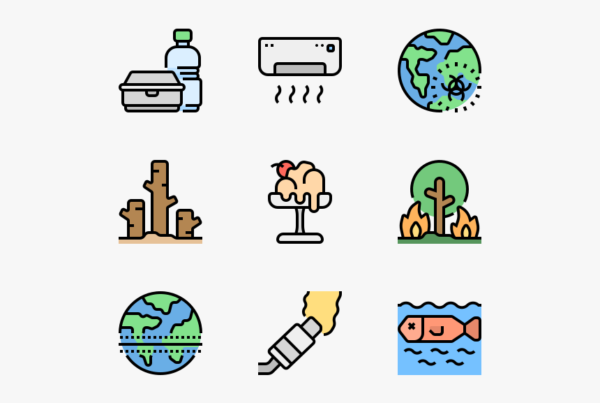 Global Warming - Medical Check Up Icon Png, Transparent Png