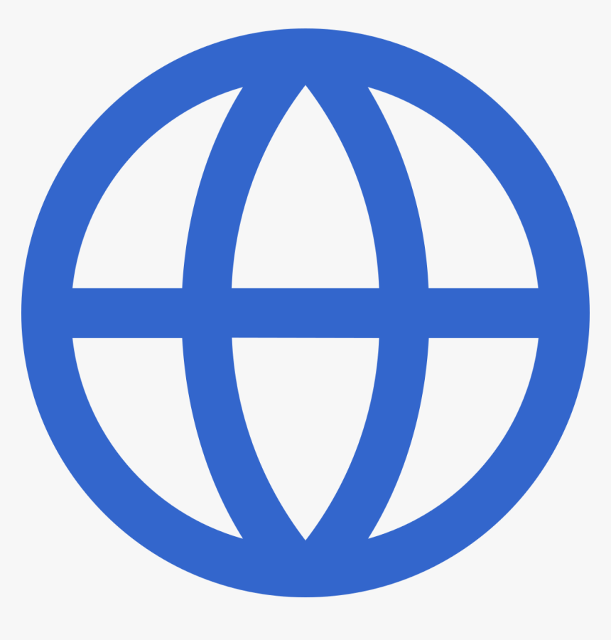 Global Icon Blue, HD Png Download