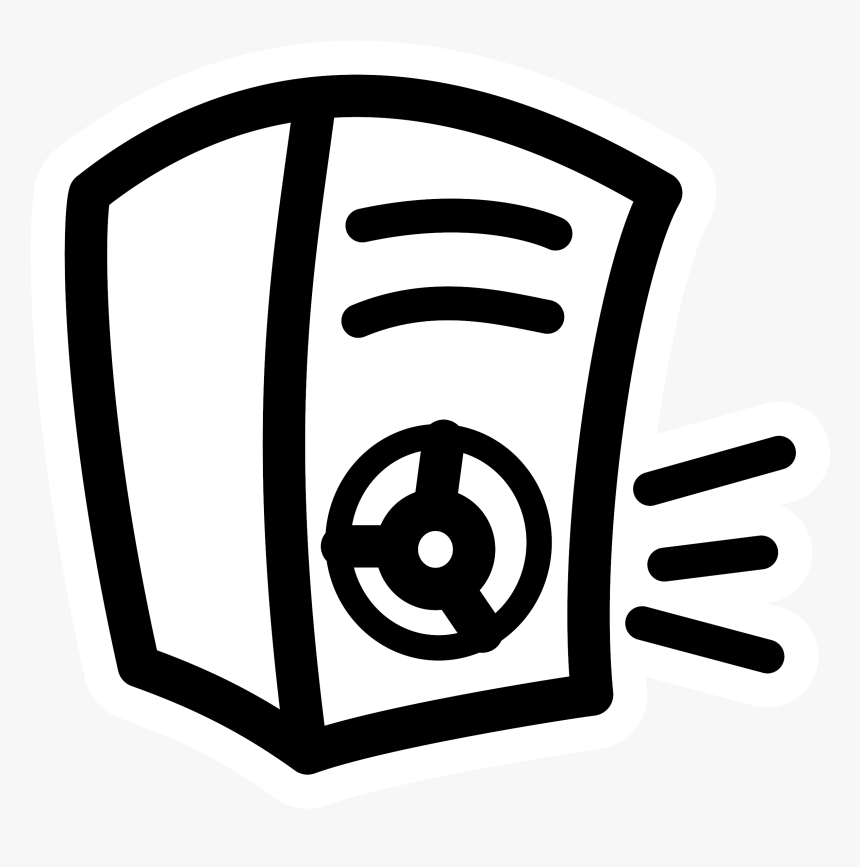 Setting Clipart Black Png - Software Clipart Black And White, Transparent Png