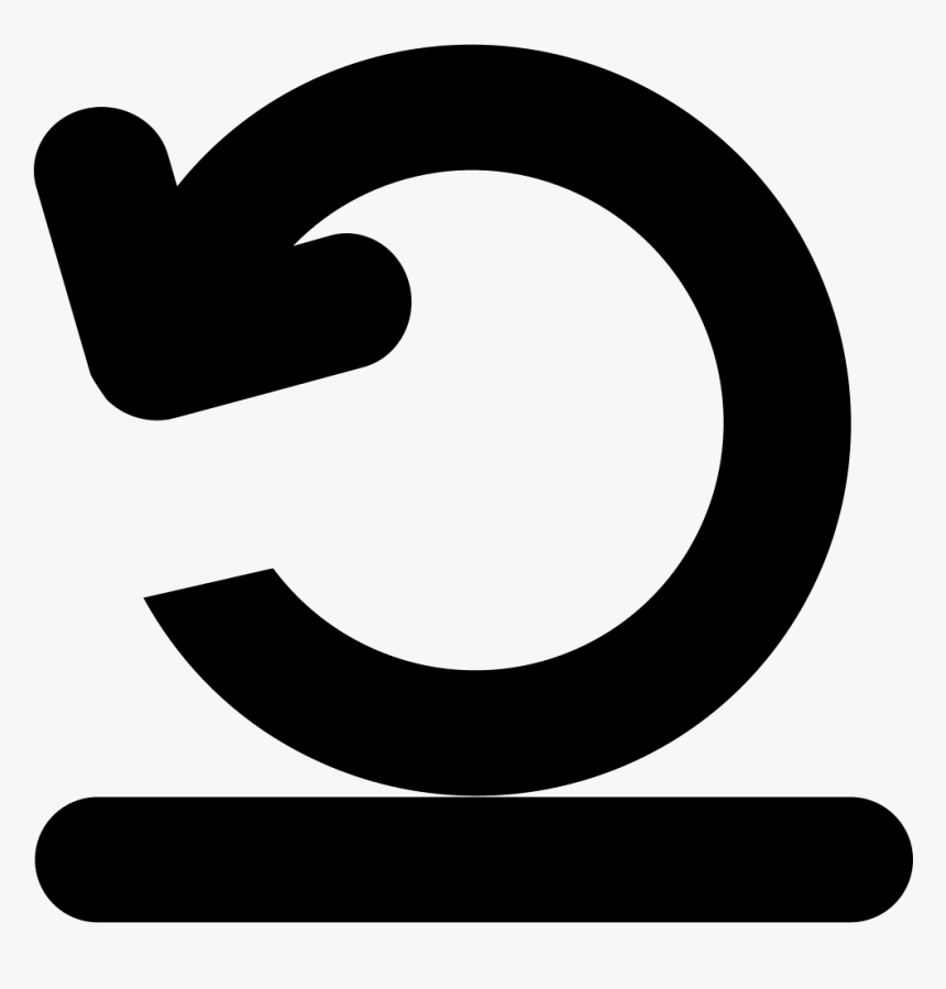 Clip Art,font,symbol,black And White,graphics,logo - Reset To Default Icon, HD Png Download
