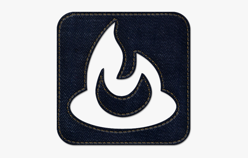 Denim Jean Social Feedburner Logo Square Icon - Icon, HD Png Download