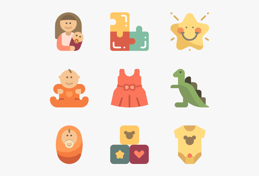 108 Childhood Icon Packs, HD Png Download