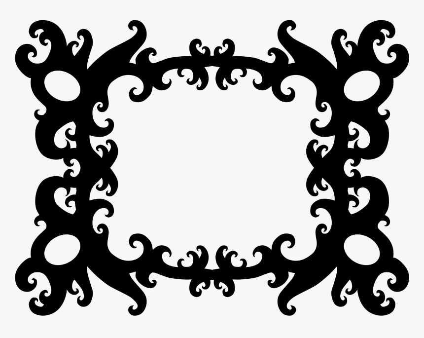 This Free Icons Png Design Of Swirly Frame , Png Download - Portable Network Graphics, Transparent Png
