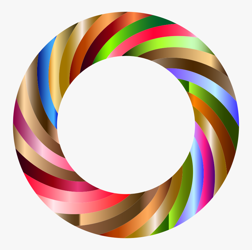 Swirly Torus - Circle, HD Png Download