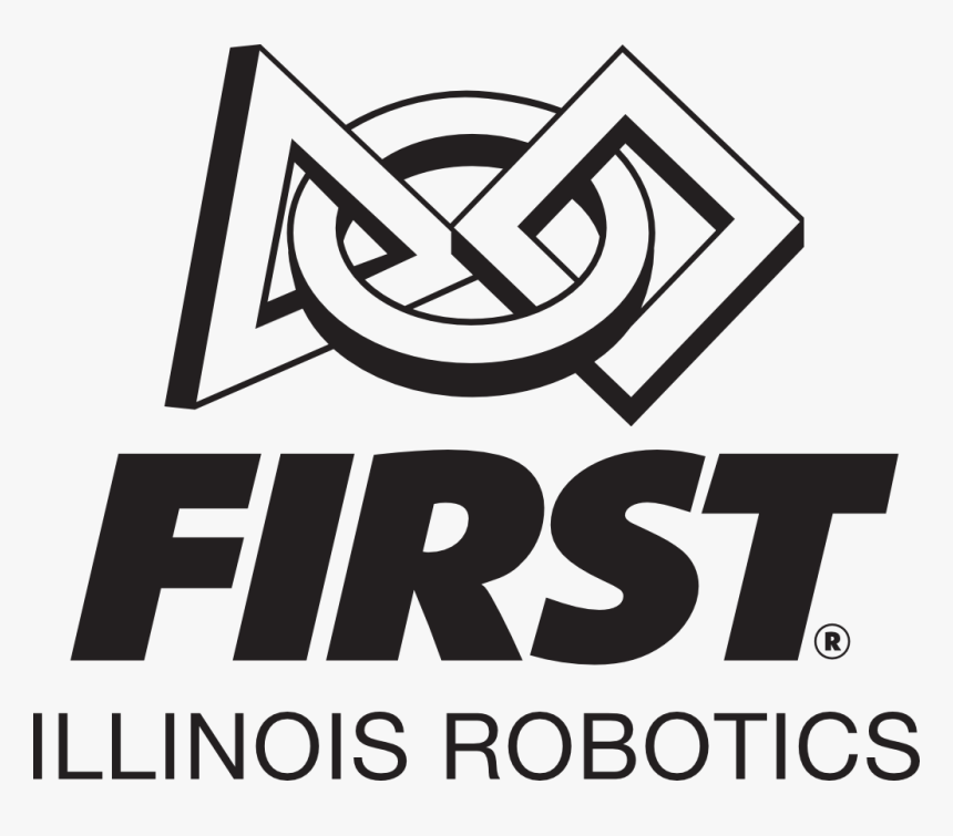 First Illinois Robotics 1c Vertical - First Robotics Logo Black And White, HD Png Download