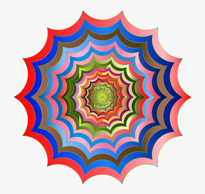 Leaf,symmetry,area - Spider Web Hypnotic, HD Png Download