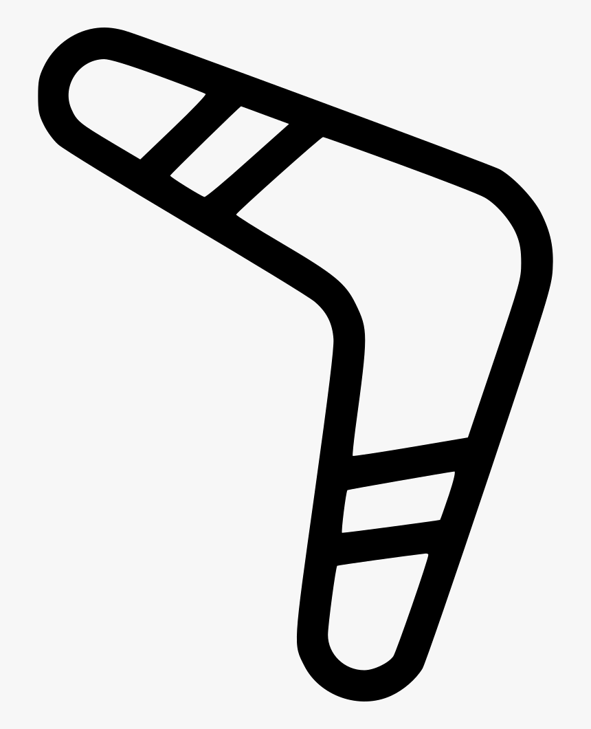 Boomerang Weapon Shot Hunting Toy Boomerang Icon Transparent Background, HD Png Download