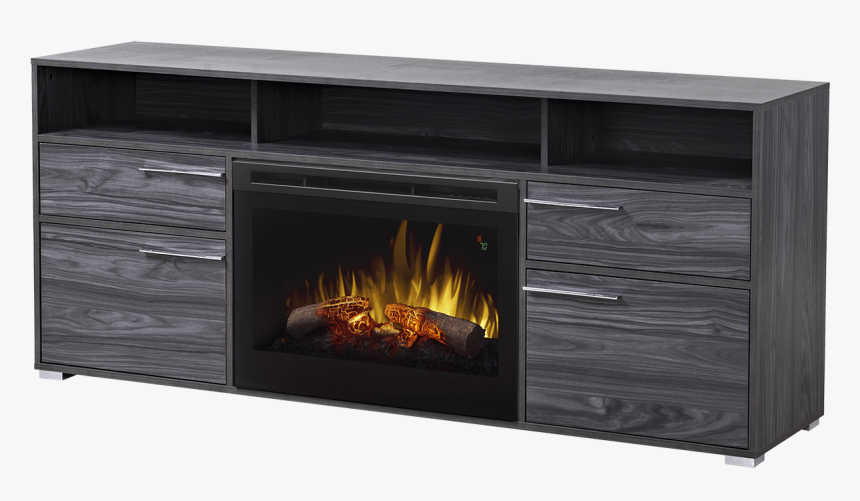 Dimplex Sander Media Console Electric Fireplace - Fireplace, HD Png Download