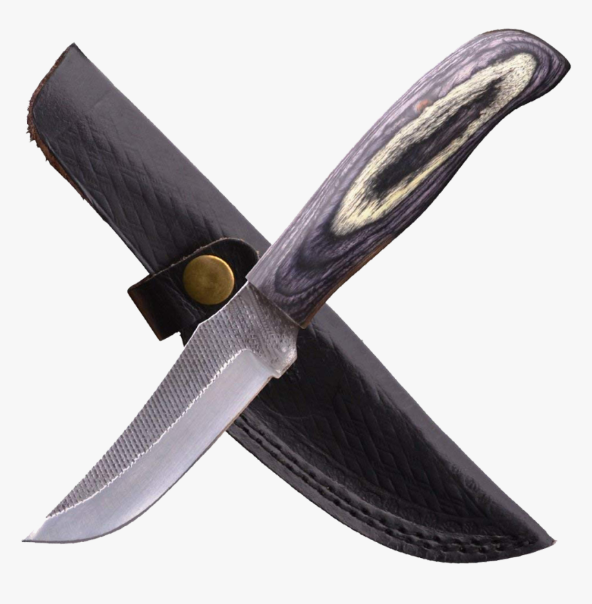 Red Deer High Carbon Steel Old File Hunting Knife, HD Png Download