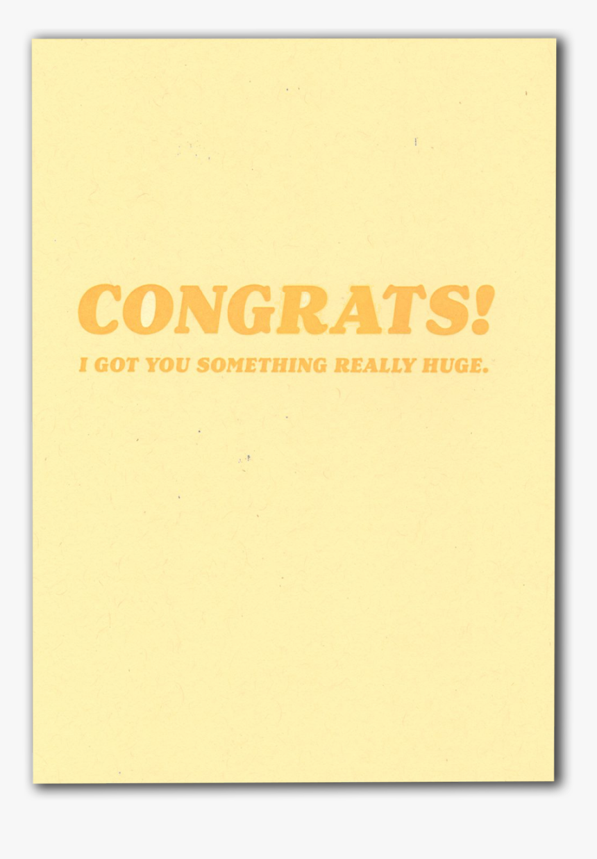Congrats Novelty Check, HD Png Download