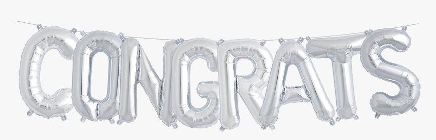 Congrats - Congrats Globos Metalicos, HD Png Download