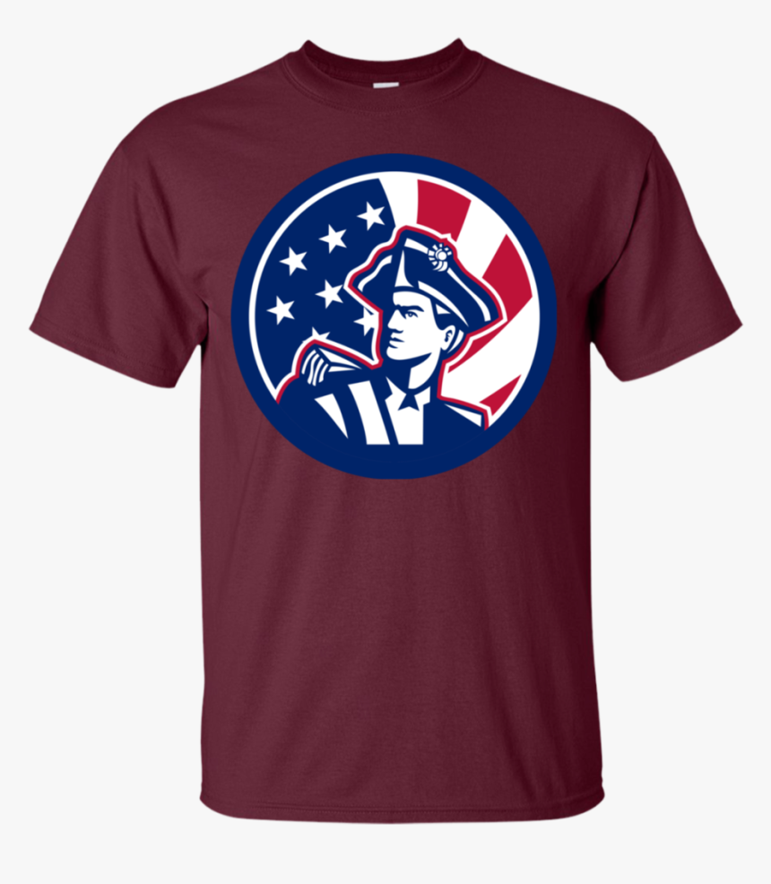 American Patriot Usa Flag Icon Gildan Ultra Cotton - Patriot Icon, HD Png Download