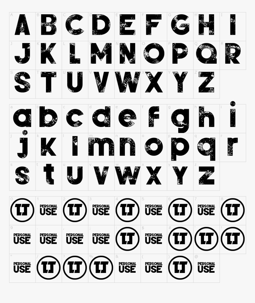 Grunge Font, HD Png Download