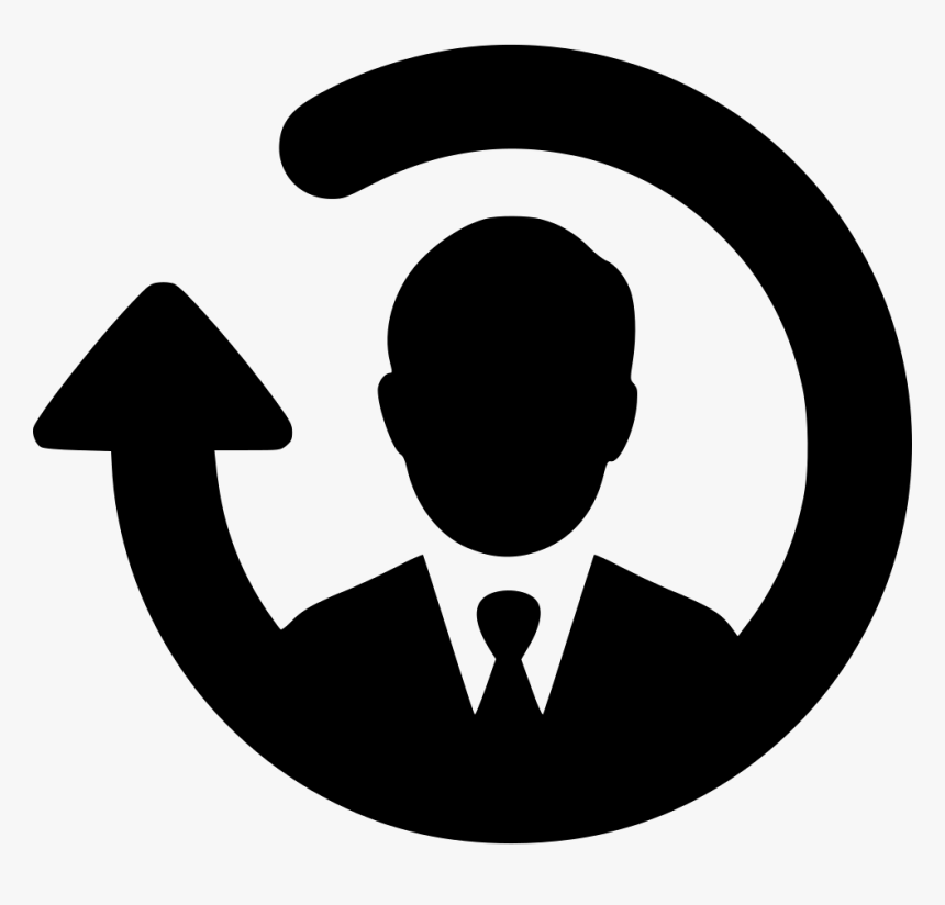 Man Reload Refresh Start - Icon Black And White Productivity, HD Png Download