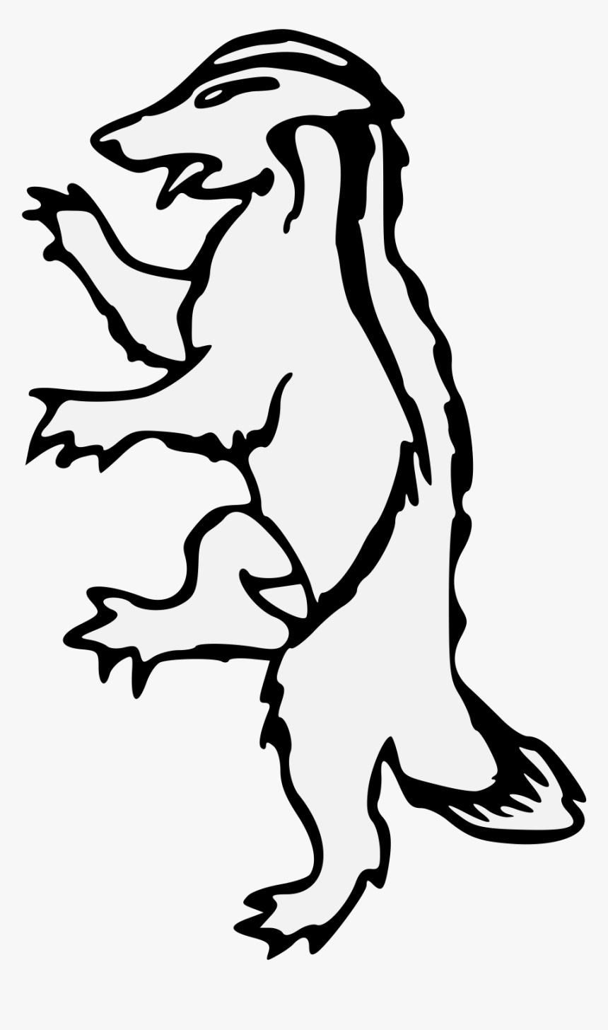 Rampant Badger, HD Png Download