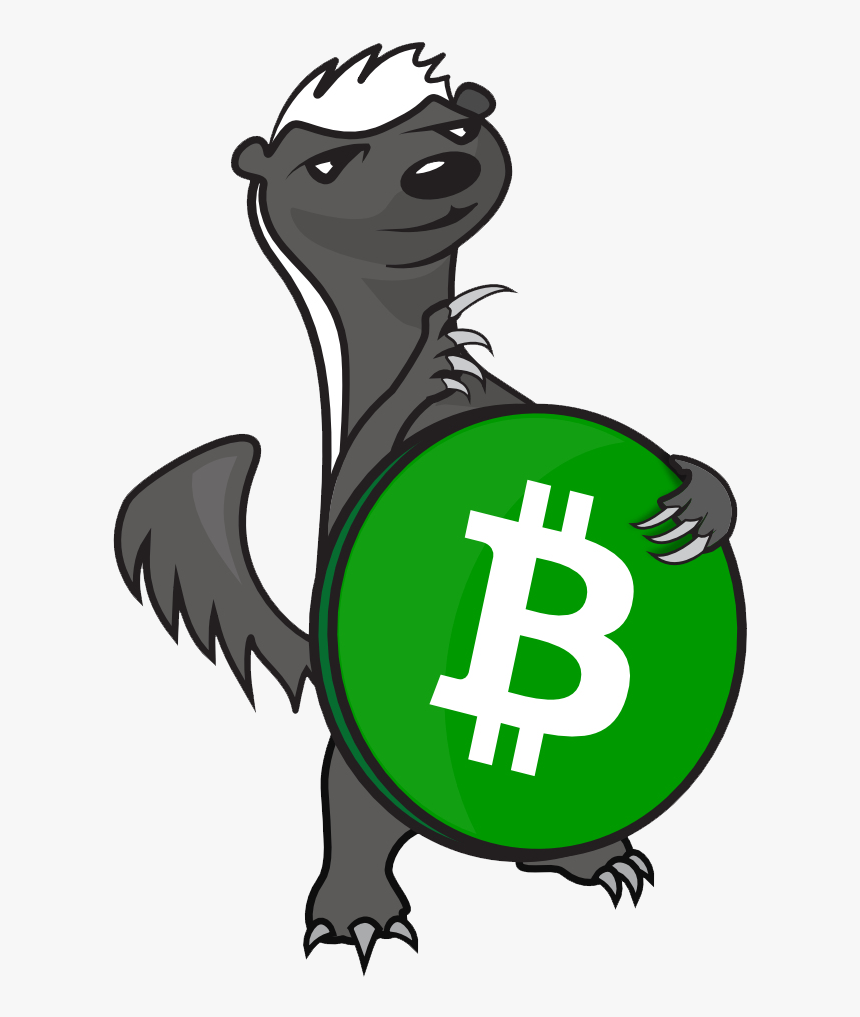 Bitcoin Cash Honey Badger, HD Png Download