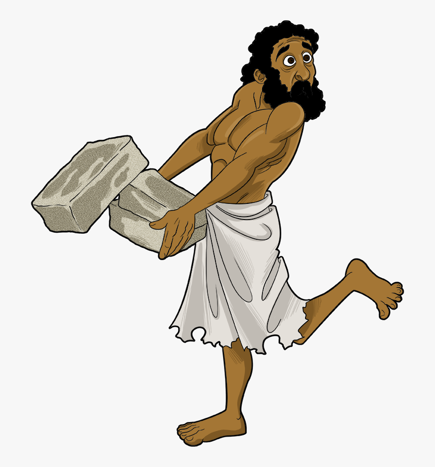 Slave Hebrew Frames Illustrations - Ancient Egyptian Slave Transparent, HD Png Download